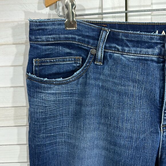 Lands End Jeans 12P Mid Rise True Straight - Picture 3 of 14